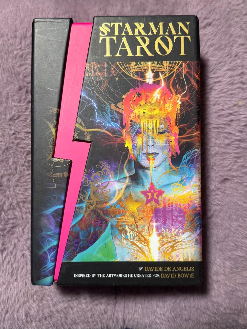Starman Tarot Deck by Davide De Angelis - Neon Pink & Multicolor
